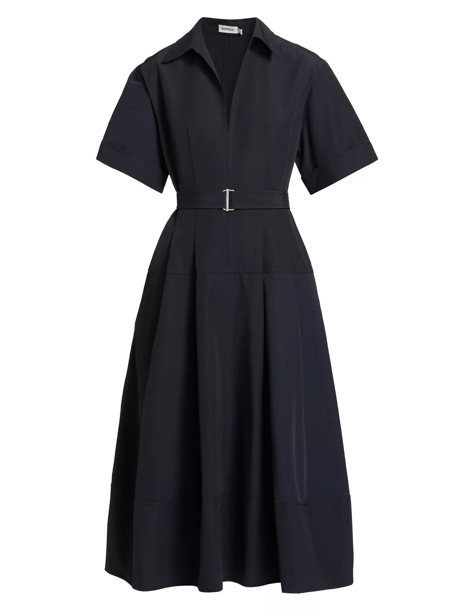 Deanna Belted Midi Dress