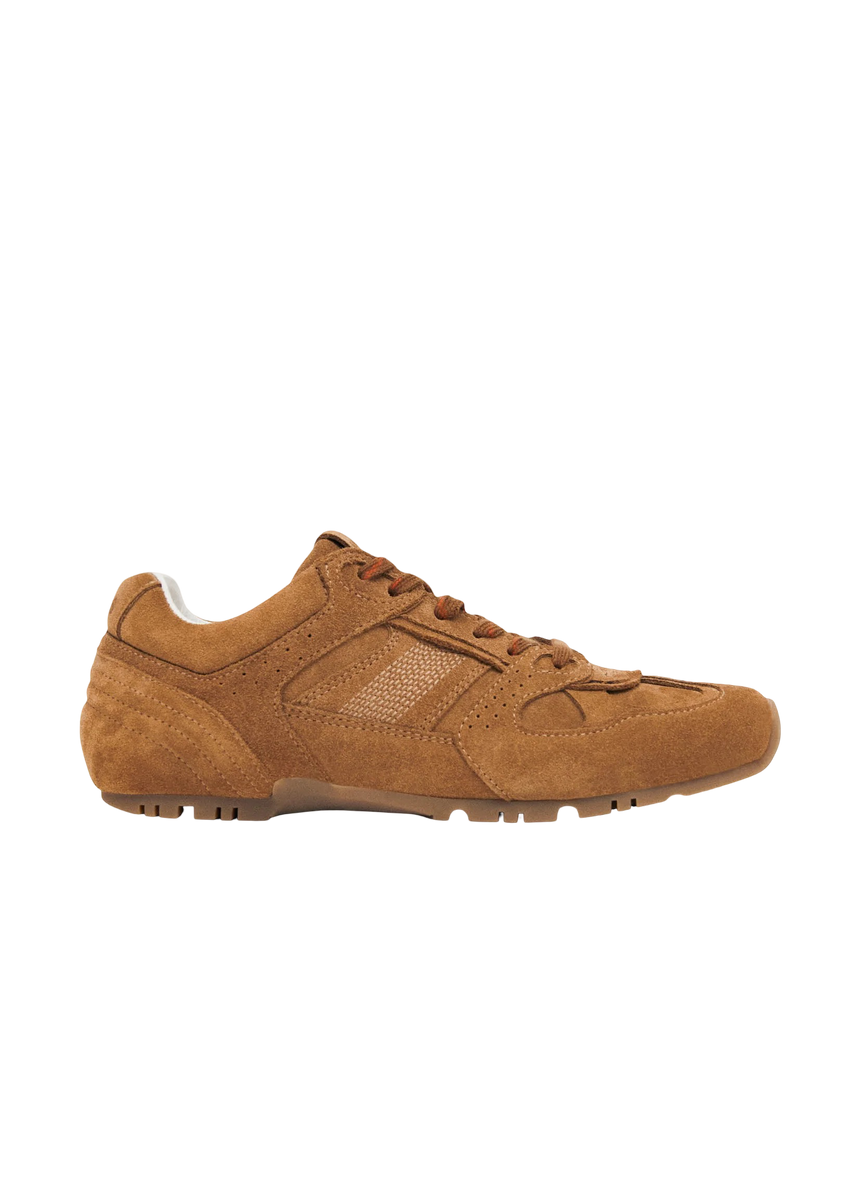 Tb.56 Suede Tan Leather Sneakers – Cloth and Label