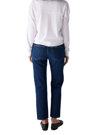 AMO Mid Rise Straight Leg Crop