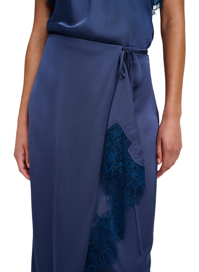 Bree Midi Skirt Ash Blue