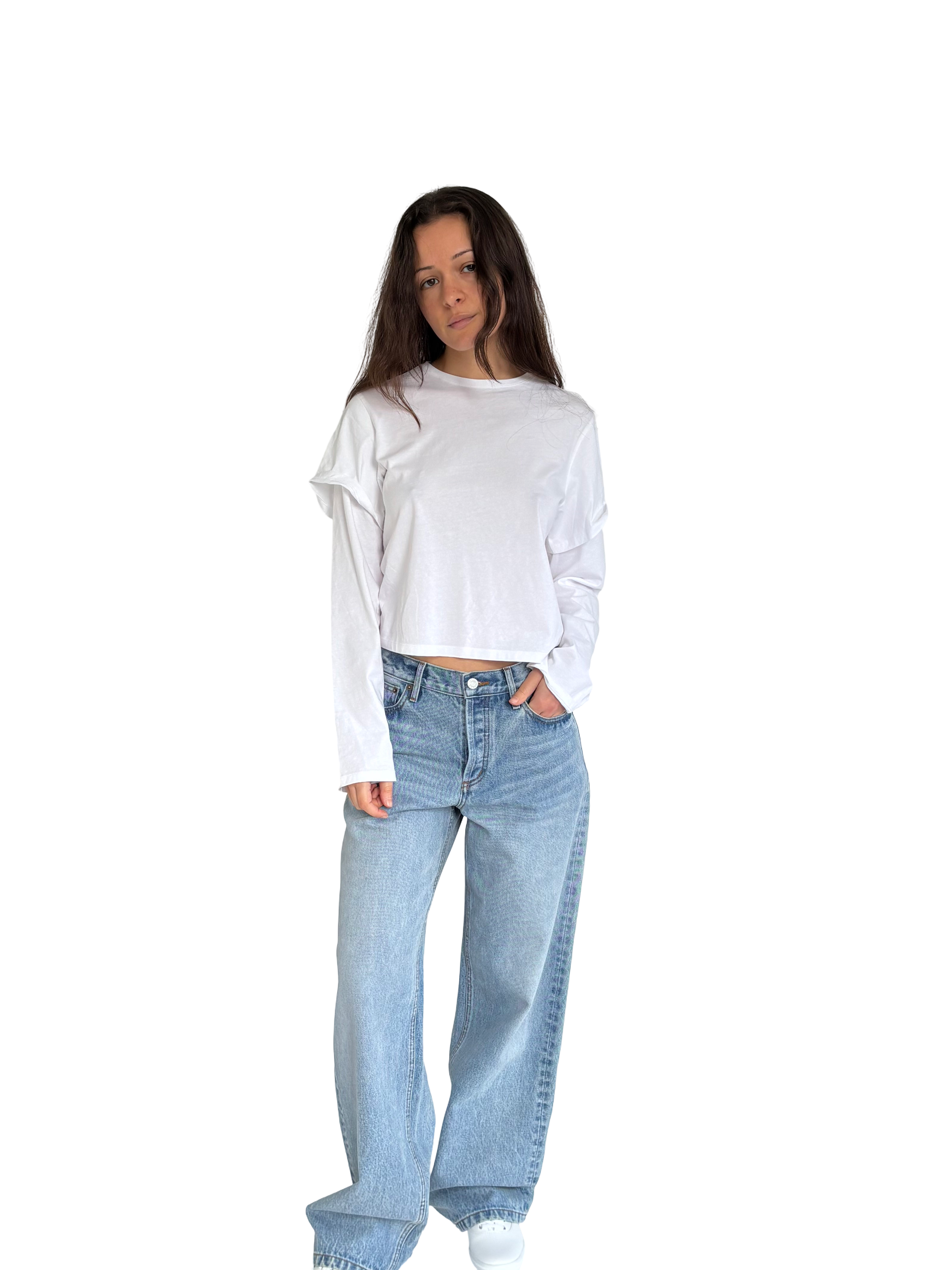 2Tee in Thermal Milk Top