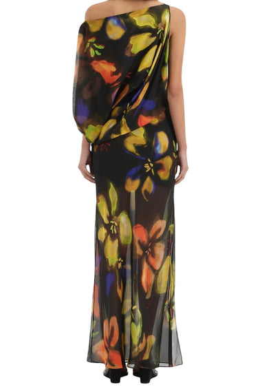 SIR Arisa Maxi Dress Blur Poppy