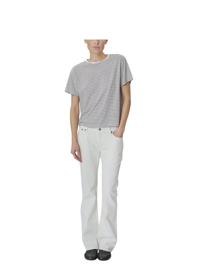Stripe Tee in Grey