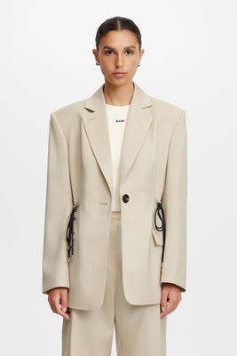 Franly Blazer - Oat Latte
