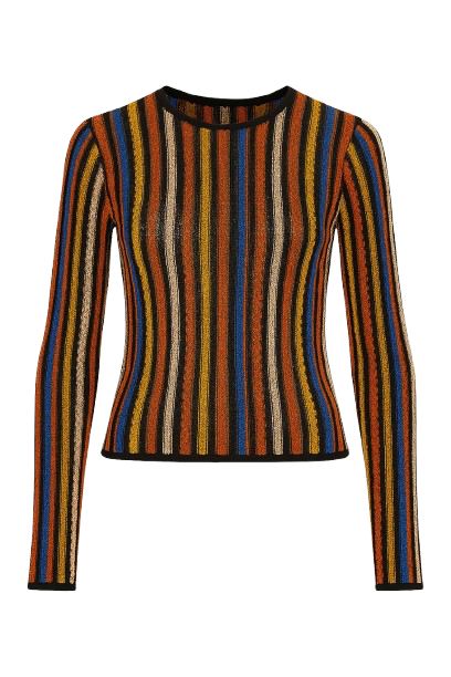 Ardith Knit Long Sleeve Top - Zoisite