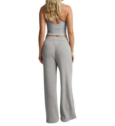 Rest Day Waffle Wide Leg Pant