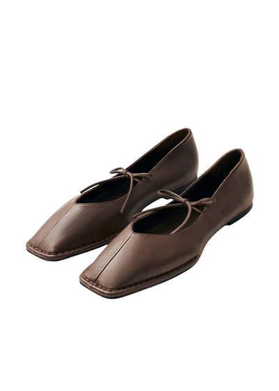Sway Chestnut Brown Flats