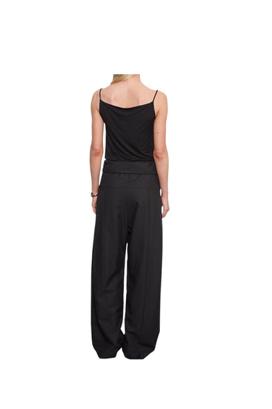 Twill Fisherman Pants- Black